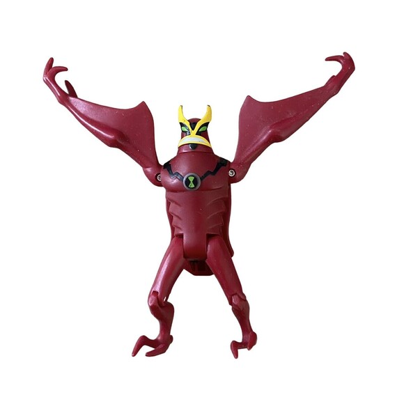 BEN 10 Alien Force Jetray 4inch Figure Bandai 2008 Cartoon Network No Tail - Picture 1 of 4